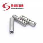 304 Stainless Steel Toothed Split Spring Loaded Lock Pin