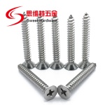 SS 304 stainless steel 316 phillip flat countersunk self tapping din7982 screw